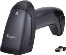 Equip 351023 Lettore di Codici a Barre Barcode Scanner Laser Wireless 1D LED