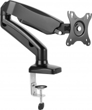 Equip 650120 Supporto da Scrivania per Monitor Singolo con Morsetto da 17-32" Nero