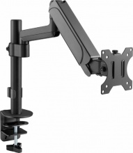 Equip 650132 Supporto da Scrivania per Monitor Singolo con Morsetto 17-32" Nero