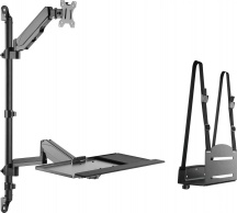 Equip 650170 Supporto a Parete per Monitor Singolo 17-32" Kit Nero