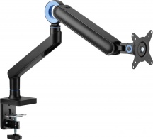 Equip 650184 Supporto da Scrivania per Monitor Singolo con Morsetto 17-35" Nero