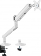 Equip 650185 Supporto da Scrivania per Monitor Singolo con Morsetto 17-35" Bianco