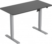 Equip 650811 Scrivania con Altezza Regolabile Moderna 120x60x68-118 cm NeroGrigio
