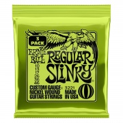 Ernie Ball 3221 Confezione 3 Set 6 corde chitarra elettrica muta  Regular Slinkly