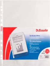 Esselte 391097100 Confezione 100 Buste Office Antiriflesso 22x30