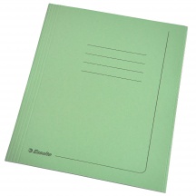 Esselte 55136 Confezione 25 Cartelle 3 Lembi Manilla Verde