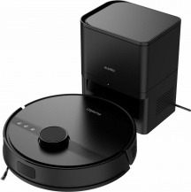 Eureka N6 PLUS Robot Aspirapolvere senza Sacco 0.34 Litri con Stazione Base Nero