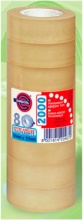 Eurocel 1092202 Confezione 8 Nastro Adesivo Pp2000 19x33