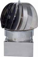 Europrofil CAPPGIRACC270X27 Fumaiolo Comignolo Girevole Eolico attacco Quadrato 27x27 cm CC270X27