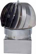 Europrofil CAPPGIRACC400X40 Comignolo Girevole Eolico Fumaiolo attacco Quadrato