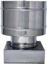 Europrofil FUMACC270X270 Fumaiolo Comignolo Antivento attacco Quadrato 27x27 cm