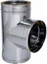 Europrofil RACCACCT90DP8013 Raccordo a T Doppia parete in Acciaio Inox cm 813