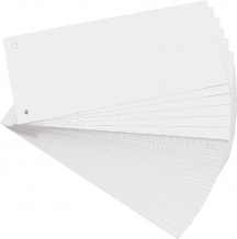 Exacompta 13405B Confezione 100 Divisori Orizzontali2F Bianco