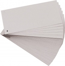 Exacompta 13485B Confezione 100 Divisori Orizzontali 2F Grigio