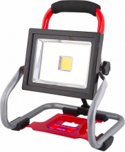 Excel PLCL-739B Proiettore LED 30W Portatile Acciaio e ABS Batteria 18 V