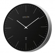 Explore Scientific RAC1001 Orologio da Parete � 25 cm Senza Numeri Nero