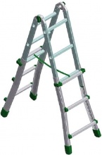 FACAL BK4 Scala Alluminio Telescopica 5 + 5 gradini Altezza 288 cm  EuroBriko