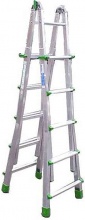 FACAL BK5 Scala Alluminio Telescopica 6 + 6  gradini Altezza cm. 570