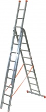FACAL G300-3 Scala Alluminio Genia Trasformabile a 3 Rampe 9+9+9 Gradini 682 cm