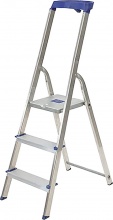 FACAL GM3 Scala in Alluminio a Libretto Gamma 3 Gradini Portata 150 Kg 123 cm