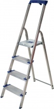 FACAL GM4M Scala in Alluminio Gamma Maxi 4 Gradini Portata max 150 Kg 145 cm
