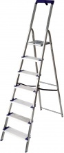 FACAL GM7M Scala in Alluminio Gamma Maxi 7 Gradini Portata max 150 Kg 210 cm