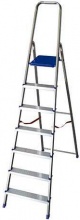 FACAL K100-7 Scala Alluminio Domus 7 Gradini Portata 100 Kg 210 cm Uso Domestico