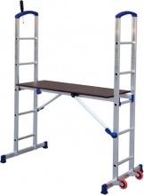 FACAL PEY Trabattello Alluminio Ponteggio mobile con Ruote Portata 150 Kg  Penny