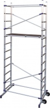FACAL PNCLI Trabattello Alluminio Ponteggio mobile con Ruote Portata 150 Kg Clic