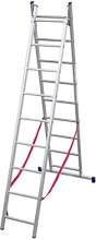FACAL SL200-2 Scala Alluminio Telescopica 7 + 7 Gradini h 314 cm  Stilo