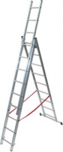 FACAL STILO Scala Parallela in Alluminio Altezza 247594 cm 3x9 Pioli