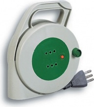 FANTON 01.163 Prolunga elettrica Avvolgibile 2 prese + Spina 10 A 5 Mt
