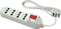 FANTON 41023 Prolunga 4 posti prese 2P+E 16A Lunghezza cavo 1,5 mt