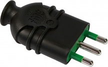 FANTON 80111 Spina Alta Resistenza Hi-Pro 2P+T 16A Colore Nero