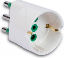 FANTON 82610-E Fme 82.610 Adattat. 16A+T Schuko Garanti Pezzi 50
