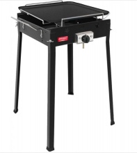 FERRABOLI Plancha Mono Barbecue a Gas BBQ cm 50 x 49 x 70h in Acciaio