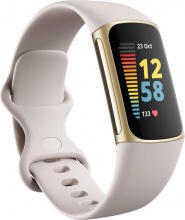 FITBIT FB421GLWT Charge 5 Smart Band Smartwatch per lattività fisica Bianco