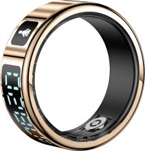 FITPADDY RNGFIP460871 FitRing Anello Intelligente con Activity Tracker Display M IP68 Oro