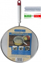F.Lli Gnali A83 Paraspruzzi Rete Alluminio cm 34 con Manico Gnali
