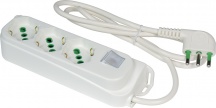 FME 47460 Prolunghe e multiple 1,5 m 3 presa e AC Interno Bianco