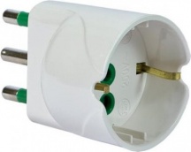FME 82610E Adattatore semplice spina 2P+T 16A S17