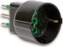FME 87121 Adattatore presa italianatedesca 2P+T 16A P30