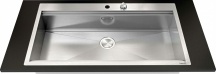FOSTER 1018 050 Lavello Cucina 1 Vasca Sottotop 102 cm Inox Spazzolato  Milano