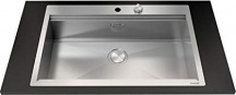 FOSTER 1025 050 Lavello Cucina 1 Vasca Sottotop 85 cm Inox Spazzolato  Milano