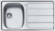 FOSTER 1179561 Lavello Cucina 1 Vasca Gocciolatoio Sx 79cm Inox Spazzolata S1000