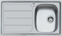 FOSTER 1186561 Lavello Cucina 1 Vasca Gocciolatoio Sx 86 cm Inox Spazzolata