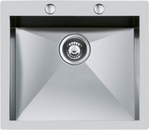 FOSTER 1243 050 Lavello Cucina Incasso 1 Vasca 56 cm Acciaio Spazzolato