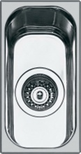 FOSTER 1300 068 Lavello Cucina 1 Vasca Acciaio Inox Sottotop 15 cm