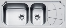 FOSTER 1512 402 Lavello Cucina 1 Vasca e 12 Incasso 116 Cm Big Bowl 116.2V.STD