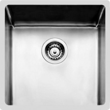 FOSTER 2156 050 Lavello Cucina 1 Vasca Incasso Filotop 44 cm Inox Spazzolato KE Filotop